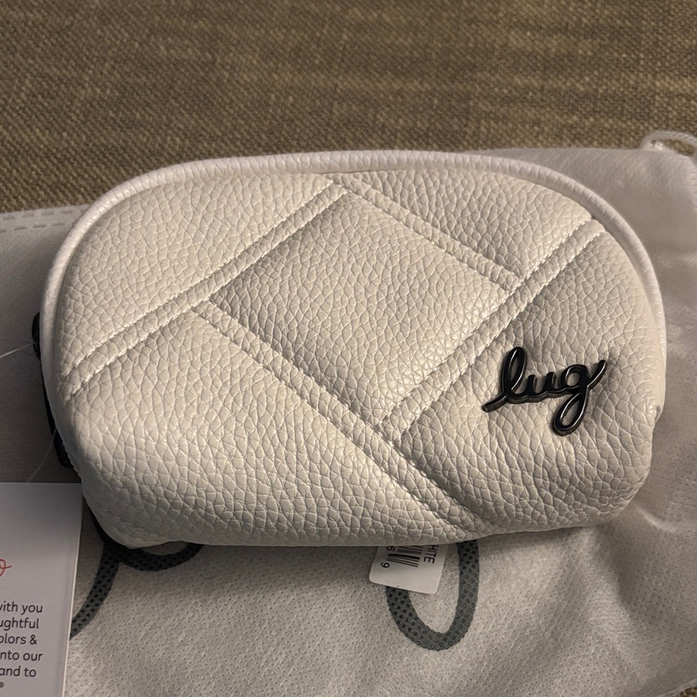 Lug Stash Pouch White VL NWT